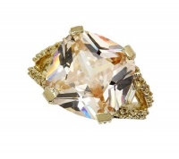 City by City Ring, Gold-Tone Champagne Square Cubic Zirconia Ring (22 ct. t.w.) City by City Ring, Gold-Tone Champagne Square Cubic Zirconia Ring (22 ct. t.w.)