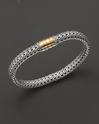 John Hardy Bedeg 18K Gold and Sterling Silver Small Station Bracelet John Hardy Bedeg 18K Gold and Sterling Silver Small Station Bracelet