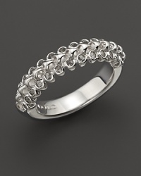 A bold sterling silver ring is perfect for stacking. By Di MODOLO. A bold sterling silver ring is perfect for stacking. By Di MODOLO.