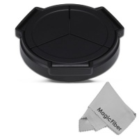 Auto Lens Cap for PANASONIC LUMIX DMC LX7 LX-7 Camera + MagicFiber Microfiber Lens Cleaning Cloth Auto Lens Cap for PANASONIC LUMIX DMC LX7 LX-7 Camera + MagicFiber Microfiber Lens Cleaning Cloth