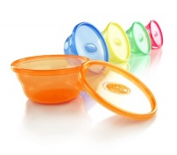 Nuby 6 Pack Bowls, Colors May Vary Nuby 6 Pack Bowls, Colors May Vary
