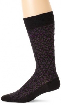 HUGO BOSS Men's Modal Micro Grid Pattern Sock HUGO BOSS Men's Modal Micro Grid Pattern Sock