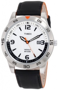 Timex Men's T2N695 Elevated Classics Dress Sport Collection Black Leather Strap Watch Timex Men's T2N695 Elevated Classics Dress Sport Collection Black Leather Strap Watch