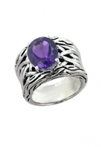 Effy Jewlery Balissima Lagoon Amethyst Ring, 4.09 TCW Ring size 7