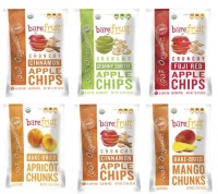 Bare Fruit 100% Organic Bake-Dried Snacks, Sample Box, 63 Grams 6 count Variety Pack