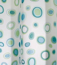 InterDesign Kiko Shower Curtain,72 by 72 Blue/Green InterDesign Kiko Shower Curtain,72 by 72 Blue/Green