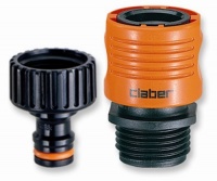 Claber 8458 Faucet To Garden Hose Quick Connector Set Claber 8458 Faucet To Garden Hose Quick Connector Set