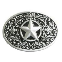 Western Lone Star Belt Buckle Black Western Lone Star Belt Buckle Black