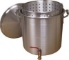 King Kooker KK160V Aluminum Boiling Pot, 160-Quart