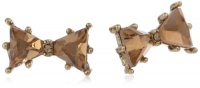Betsey Johnson Iconic Summer Metallics Crystal Bow Stud Earrings Betsey Johnson Iconic Summer Metallics Crystal Bow Stud Earrings