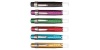 Charles Leonard Inc. Chalk Holder, Aluminum, Assorted Colors with Chalk, 1/Card (74545)