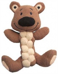 KONG Pudge Braidz Bear Dog Toy, Medium/Large KONG Pudge Braidz Bear Dog Toy, Medium/Large