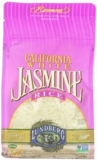 Lundberg Rice Eco-Farmed California Jasmine White, Gluten Free, 32-ounces (Pack of6) Lundberg Rice Eco-Farmed California Jasmine White, Gluten Free, 32-ounces (Pack of6)