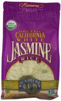 Lundberg Organic California White Jasmine Rice, 32 Ounce