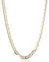 Men's 14k Yellow Gold 4.8mm Italian Mariner Chain Necklace, 20