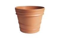 Fiskars 20-6011489 14-Inch Rolled Rim Pot, Color Clay Fiskars 20-6011489 14-Inch Rolled Rim Pot, Color Clay