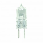 Feit Electric BPQ25/G8 25-Watt Bi-Pin T-4 Clear Halogen, Single Bulb