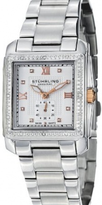 Stuhrling Original Women's 402.12112 Symphony Regent Lady Regency Square Swiss Quartz Swarovski Crystal Watch Stuhrling Original Women's 402.12112 Symphony Regent Lady Regency Square Swiss Quartz Swarovski Crystal Watch