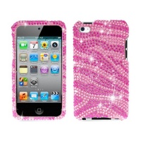 Bling Zebra Skin (Pink/Hot Pink) Diamante For Apple Ipod Touch 4g 4th Generation Hard Case Cell Phone Protector Phone Accessory Bling Zebra Skin (Pink/Hot Pink) Diamante For Apple Ipod Touch 4g 4th Generation Hard Case Cell Phone Protector Phone Accessory