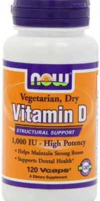 NOW Foods Vit D-2 1000Iu High Potency, 120 Vcaps NOW Foods Vit D-2 1000Iu High Potency, 120 Vcaps