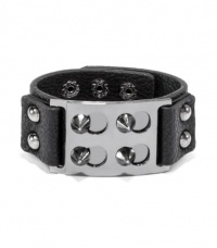 G by GUESS Women's Black Pyramid Cuff Bracelet, HEMATITE G by GUESS Women's Black Pyramid Cuff Bracelet, HEMATITE