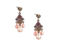 Pink Chandelier Beaded Earrings Pink Chandelier Beaded Earrings