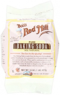 Bob's Red Mill Baking Soda, 16-Ounce (Pack of 4) Bob's Red Mill Baking Soda, 16-Ounce (Pack of 4)