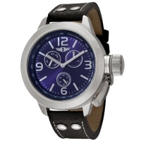 I By Invicta Men's 70113-004 Multi-Function Stainless Steel Black Leather Watch I By Invicta Men's 70113-004 Multi-Function Stainless Steel Black Leather Watch
