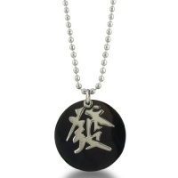 Stainless Steel Chinese Prosperity Pendant Stainless Steel Chinese Prosperity Pendant