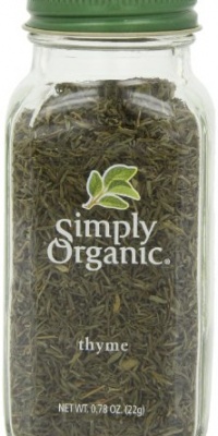 Simply Organic Thyme Leaf Whole Certified Organic, 0.78-Ounce Container Simply Organic Thyme Leaf Whole Certified Organic, 0.78-Ounce Container