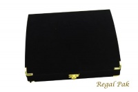 Regal Pak ® Charleston Collection Black Necklace Box 7 1/2 X 6 3/8 X 1 7/8H Regal Pak ® Charleston Collection Black Necklace Box 7 1/2 X 6 3/8 X 1 7/8H