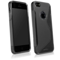 BoxWave Apple iPhone 5 DuoSuit - Slim-Fit Ultra Durable TPU Case with Stylish S Design on Back - Apple iPhone 5 Cases and Covers (Smoke Grey) BoxWave Apple iPhone 5 DuoSuit - Slim-Fit Ultra Durable TPU Case with Stylish S Design on Back - Apple iPhone 5 Cases and Covers (Smoke Grey)