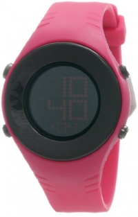Converse Women's VR007670 Pickup Black Digital Dial and Hot Pink Polyurethane Strap Watch Converse Women's VR007670 Pickup Black Digital Dial and Hot Pink Polyurethane Strap Watch