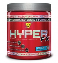 BSN Hyper FX Dietary Supplement, Blue Raspberry, 324 Grams BSN Hyper FX Dietary Supplement, Blue Raspberry, 324 Grams