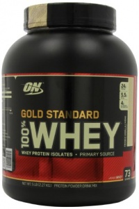 Optimum Nutrition 100% Whey Gold Standard, French Vanilla Creme, 5 Pound