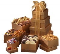 Broadway Basketeers Happy Birthday Gift Tower of Sweets Broadway Basketeers Happy Birthday Gift Tower of Sweets