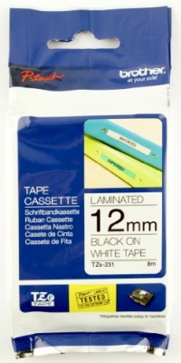 Brother 26.2-Foot Black on White 1/2-Inch Labeling Tape (TZ231) Brother 26.2-Foot Black on White 1/2-Inch Labeling Tape (TZ231)
