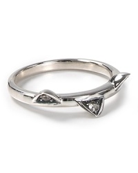 Spike out with this thorn-inspired ring from Elizabeth and James'. Designed to be stacked, it adds a delicate yet dangerous touch. Spike out with this thorn-inspired ring from Elizabeth and James'. Designed to be stacked, it adds a delicate yet dangerous touch.