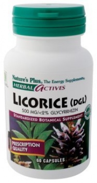 Nature's Plus - Licorice (Dgl), 500 mg, 60 capsules Nature's Plus - Licorice (Dgl), 500 mg, 60 capsules