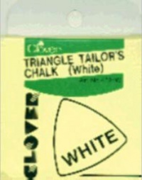 Clover Triangle Tailors Chalk, White Clover Triangle Tailors Chalk, White
