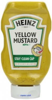 Heinz Yellow Mustard, 17.5 Ounce Bottles (Pack of 12) Heinz Yellow Mustard, 17.5 Ounce Bottles (Pack of 12)