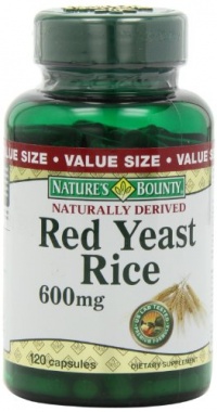 Nature's Bounty Red Yeast Rice 600mg, 120 Capsules Nature's Bounty Red Yeast Rice 600mg, 120 Capsules