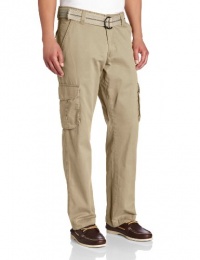 Lee Men's Washed Khakis Belted Cargo Lee Men's Washed Khakis Belted Cargo