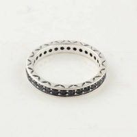 Pandora Match Sterling Silver Black Eternity Crystal Ring Size 7 Pandora Match Sterling Silver Black Eternity Crystal Ring Size 7