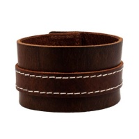Distressed Vintage ITALIAN Leather Bracelet Unisex 2BR Distressed Vintage ITALIAN Leather Bracelet Unisex 2BR