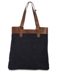 Stay casual and cool with a summer-ready crochet design from Lucky Brand. Whether hitting the beach, boardwalk or city streets, this vintage-chic tote will get you there in style. Stay casual and cool with a summer-ready crochet design from Lucky Brand. Whether hitting the beach, boardwalk or city streets, this vintage-chic tote will get you there in style.