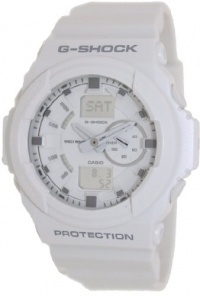 Casio G-Shock Multi-Function Analog-Digital White Dial White Resin Mens Watch GA150-7ACR Casio G-Shock Multi-Function Analog-Digital White Dial White Resin Mens Watch GA150-7ACR