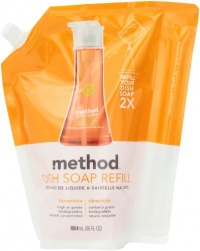 Method Gel Dish Pump Refill 36oz, Clementine Method Gel Dish Pump Refill 36oz, Clementine