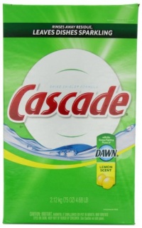Cascade Powder Dishwasher Detergent, Lemon Scent 75 Oz Cascade Powder Dishwasher Detergent, Lemon Scent 75 Oz