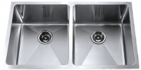 Kraus KHU102-33 33-Inch Undermount 50/50 Double Bowl 16 gauge Kitchen Sink, Stainless Steel Kraus KHU102-33 33-Inch Undermount 50/50 Double Bowl 16 gauge Kitchen Sink, Stainless Steel